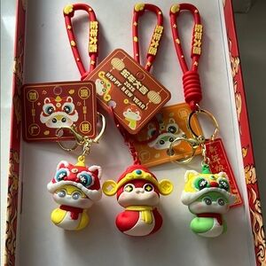 ✨3pcs/$20✨Cute Red and Yellow Keychain